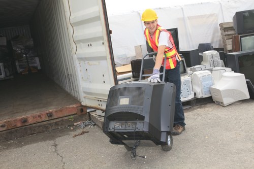 Recycling process at Crouchend facility